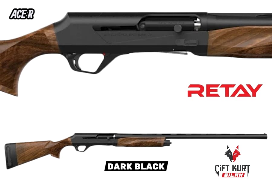 RETAY ACE R DARK BLACK YİVSİZ AV TÜFEĞİ